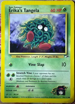 Erika's Tangela - 79/132 - Gym Heroes Pokemon 2000 - Image 1