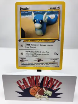 Pokemon Neo Destiny 1st Edition Dratini 63/105 NM - Image 1
