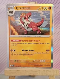 Pokemon TCG: Tyrantrum (Holo) 045/088 - Perfect Order - NM Condition - Image 1