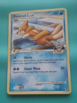 Pokemon - Floatzel Holo Rare Rising Rivals 4/111 LP - Image 1