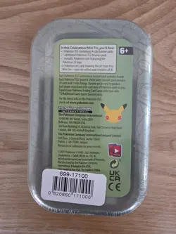 Pokemon Celebrations Mini Tins X6 Brand New Factory Sealed - Image 2