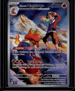 Ethan's Magcargo 222/217 Illustration Rare Ascended Heroes Pokemon Near Mint - Image 1