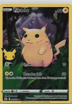 Pikachu 005/025 Holo Rare Celebrations Pokemon Near Mint - Image 1