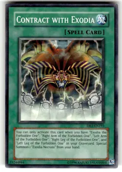 Contract With Exodia - DR1-EN193 - NM - YuGiOh - Image 1