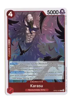 Karasu OP05-005 R One Piece Awakening of the New Era English NM - Image 1