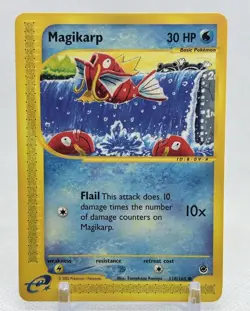 Magikarp 118/165 Expedition Base Set Ereader Vintage 2002 Pokemon Card NM MINT - Image 1
