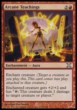 Arcane Teachings - Light Play MTG 10th Edition - Image 1