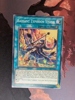 Radiant Typhoon Vision DOOD-EN063 1st Edition YuGiOh TCG Card Common - Image 1