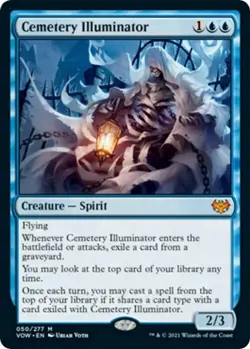 Magic The Gathering MTG CEMETERY ILLUMINATOR Innistrad: Crimson Vow NM Near Mint - Image 1