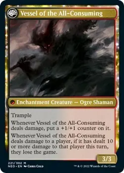 Magic The Gathering MTG HIDETSUGU CONSUMES ALL Kamigawa: Neon Dynasty NM - Image 2