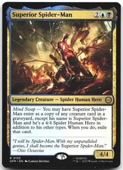 Superior Spider-Man 155 Rare Marvel's Spider-Man Magic: The Gathering Near Mint - Image 1