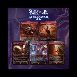 MTG Magic The Gathering Secret Lair X Playstation God Of War Greek Sealed - Image 1