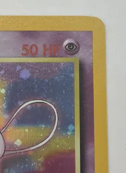 Vintage Ungraded Pokemon Card Mew WOTC Promo Black Star #9 HOLO With Swirl - Image 5
