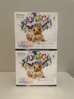 Pokemon TCG Prismatic Evolutions Pokemon Center Elite Trainer Box ETB Sealed - Image 1