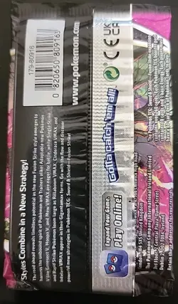 Pokemon TCG Booster Pack - Sword & Shield Fusion Strike - NEW / SEALED - Image 3