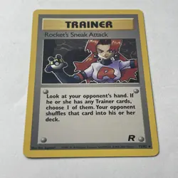 Pokemon Team Rocket - Rocket's Sneak Attack 72/82 - Rare Trainer - NM - Image 2