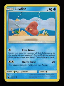 Luvdisc 44/168 Asako Ito Celestial Storm Pokemon Cards - Image 1