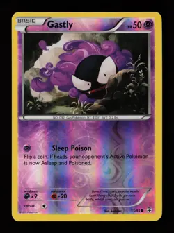 Gastly 33/83 Reverse Holo Common Generations Pokemon Card - Image 1