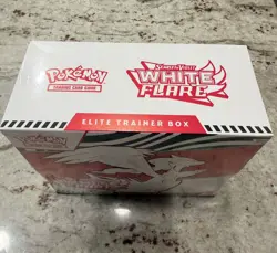 Pokemon TCG Scarlet & Violet White Flare ETB Elite Trainer Box Factory Sealed - Image 2
