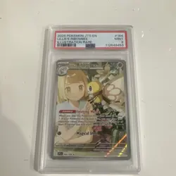 Pokemon Lillie's Ribombee 164/159 Journey Together Illustration Rare PSA 9 2025… - Image 1