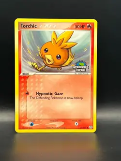 Pokemon 2005 Ex Emerald- Torchic #69 Wizard World Chicago Stamped Promo- Rare! - Image 1