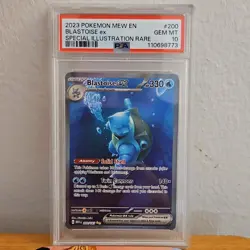 Blastoise ex Special Illustratio Rare Holo PSA 10 Pokemon TCG 2023 200/165 - Image 1