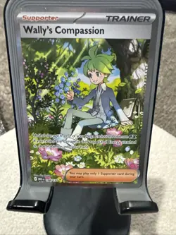 Pokemon TCG Mega Evolutions Wally's Compassion 186/132 Full Art Holo - Image 1