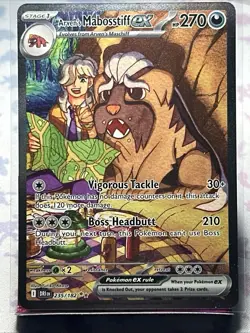 Pokemon TCG Arven's Mabosstiff EX #235/182 Sv10: Destined Rivals - Image 1