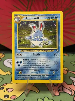 Azumarill 2/111 Holo Rare 2000 Pokemon Neo Genesis - Image 1