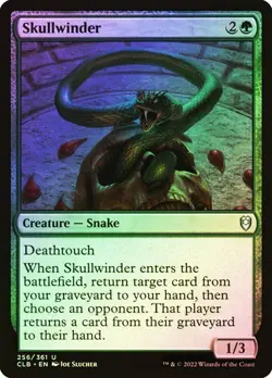 NM Foil Skullwinder, MTG, Baldur's Gate, Magic the Gathering, 256 - Image 1