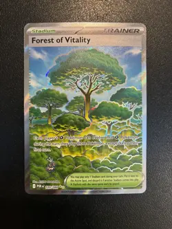 Forest of Vitality 109/088 Full Art Ultra Rare Pokemon TCG Perfect Order NM - Image 1