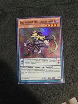 Performapal Skullcrobat Joker - Super Rare Op01-En007 - Yugioh - Image 1