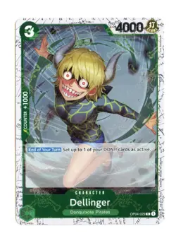 Dellinger (Jolly Roger Foil) OP04-029 C One Piece Premium Booster -The Best- NM - Image 1