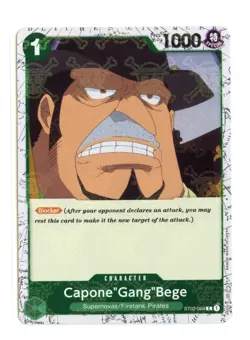 Capone"Gang"Bege (Jolly Roger Foil) ST02-004 C One Piece Premium Booster Best NM - Image 1