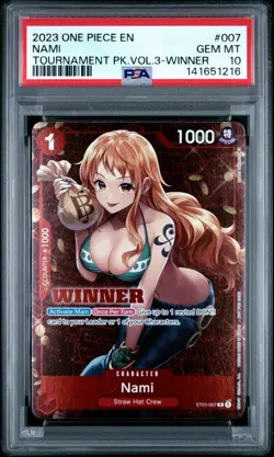 Nami (Tournament Pack Vol. 3) [Winner] ST01-007 One Piece Promotion Cards Foil - Image 1