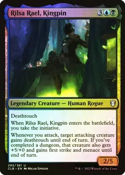 NM Foil Rilsa Rael, Kingpin, MTG, Baldur's Gate, Magic the Gathering, 293 - Image 1