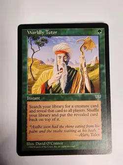 Mtg NM Worldy Tutor From Mirage!! Regular Magic The Gathering - Image 1