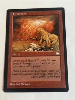 MTG Magic the Gathering Card LP - Firestorm Weatherlight - Image 1