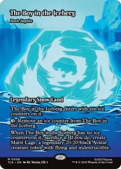The Boy in the Iceberg - Dark Depths M 56 Non-Foil MTG TLE Magic - Image 1