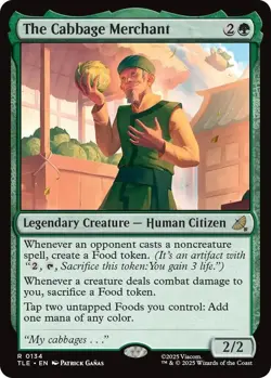 The Cabbage Merchant R 134 Non-Foil MTG TLEMagic - Image 1