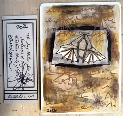 MTG ARTIST PROOF Antiquities Ornithopter AP Sketch Art Amy WEBER Magic - Image 1