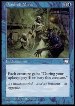 1x Moderately Played, English Pendrell Mists - Weatherlight - Image 1