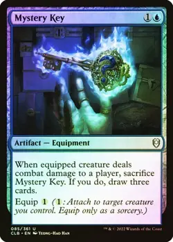 NM Foil Mystery Key, MTG, Baldur's Gate, Magic the Gathering, 85 - Image 1