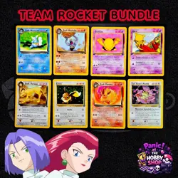 Pokemon Team Rocket Lot - WoTC VINTAGE Bundle 1st Edition NM-LP - 8 Cards! - Image 1