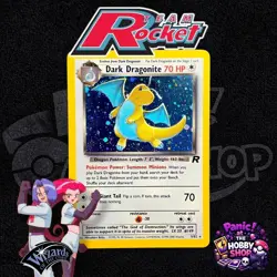 Dark Dragonite Holo 5/82 Team Rocket Pokemon TCG WOTC Vintage LP+/NM - Image 1