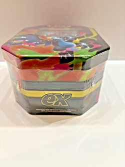 Pokemon TCG Mega Charizard EX Tin X Sealed 4 Booster Packs Promo Card New - Image 4
