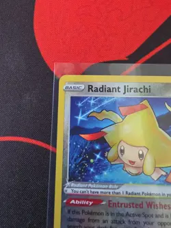 Radiant Jirachi 120/195 Radiant Rare Silver Tempest Pokemon NM - Image 2
