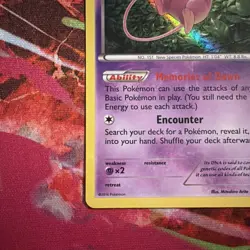 Pokemon Mew TCG Holo Rare Card 29/124 XY Fates Collide - Image 3