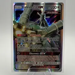 Pokemon Celesteela GX 163/214 SM-Unbroken Bonds Ultra Rare GX Ultra Beast Holo - Image 1