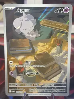 Pokemon 2026 Perfect Order Espurr 095/088 Illustration Rare Near Mint - Image 1